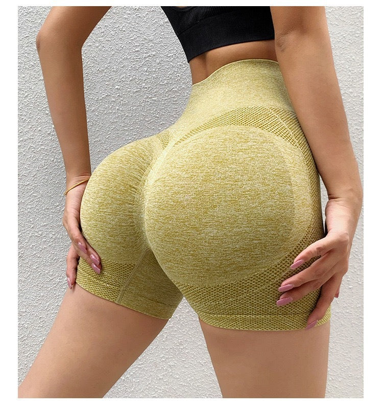 High-Waisted Sports Yoga Shorts