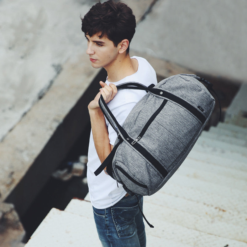 Men's large capacity fitness duffel bag
