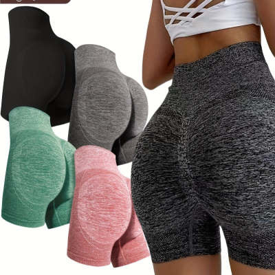 High-Waisted Sports Yoga Shorts