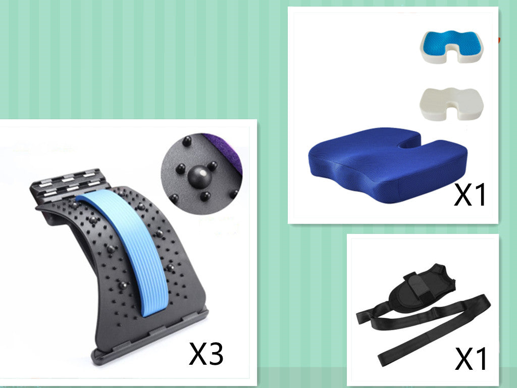 Lumbar Corrector with Traction and Pain Relief
