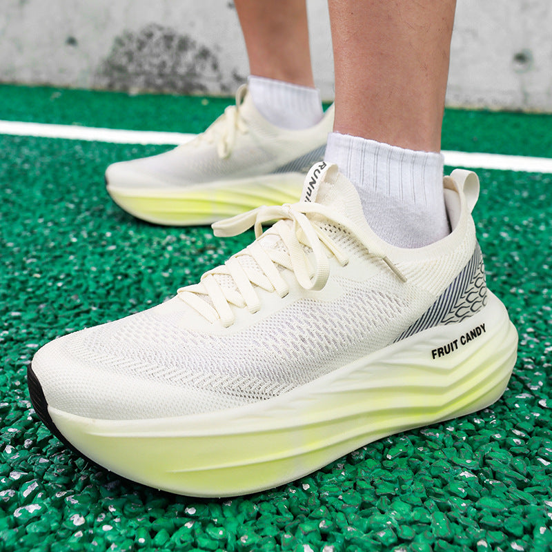 Summer Road Running Shoes Shock Absorption Breathable Mesh SurfaceV