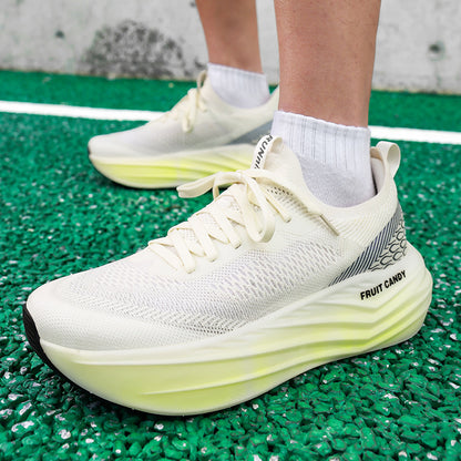 Summer Road Running Shoes Shock Absorption Breathable Mesh SurfaceV