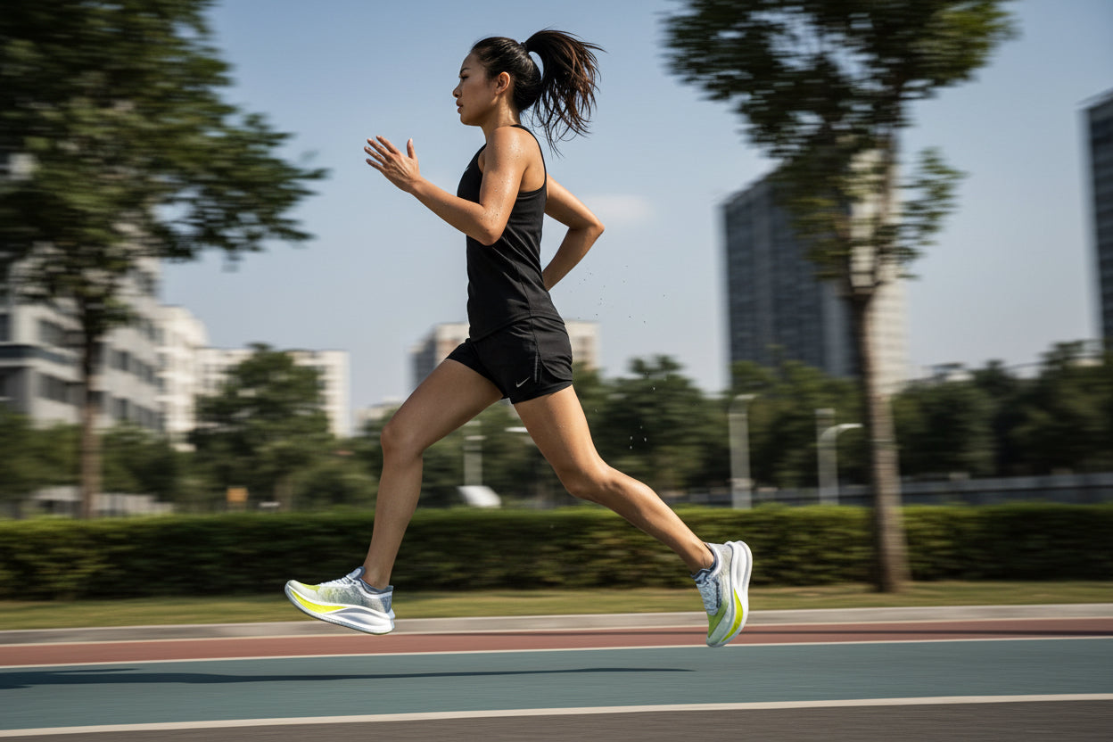Nylon Carbon Plate Marathon Shock-absorbing Training Running Shoes
